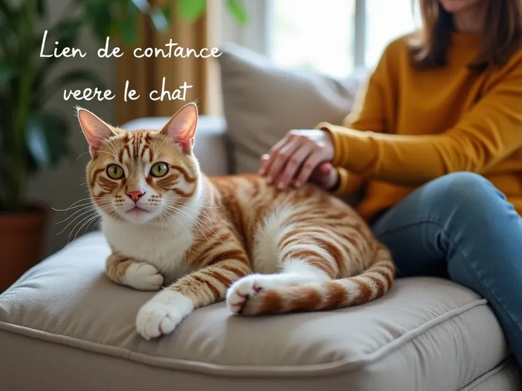 Lien de confiance avec le chat