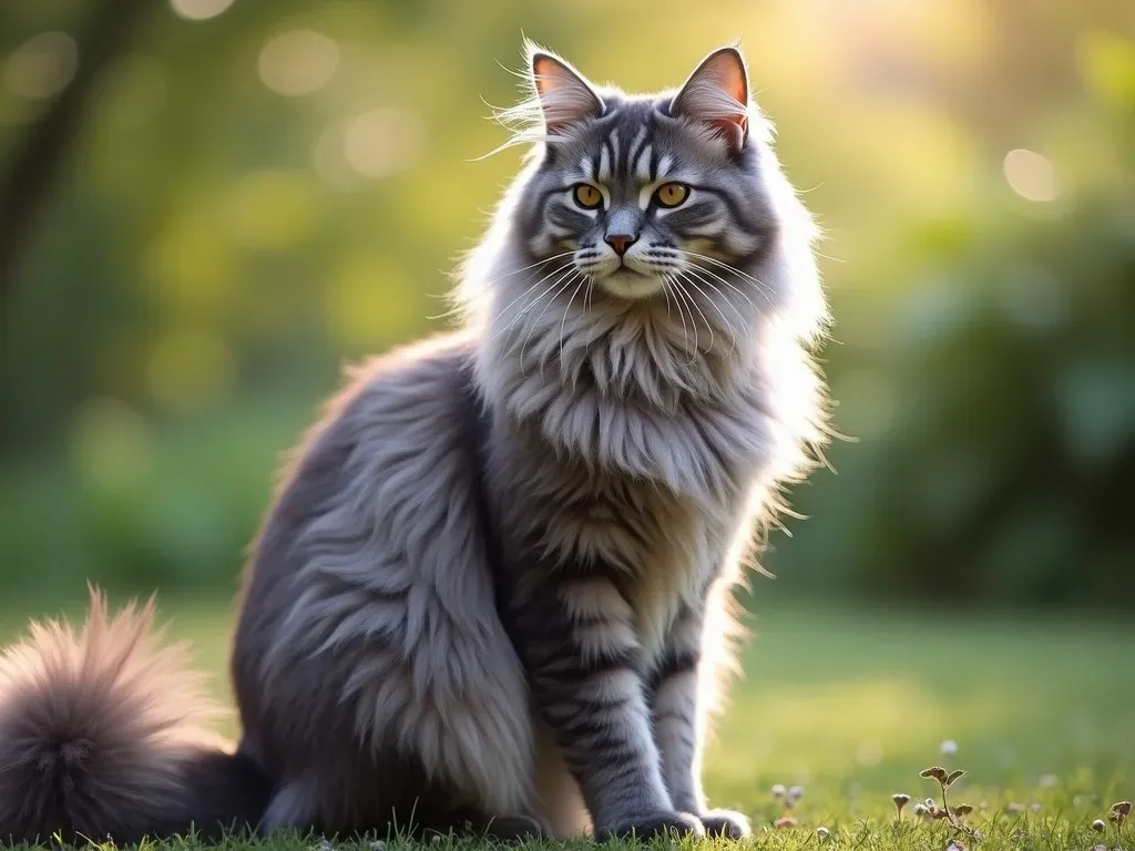 Maine Coon Gris