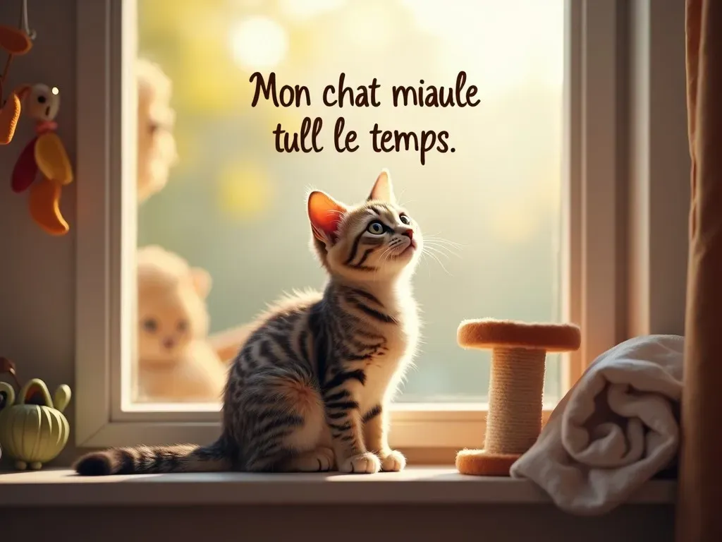 Mon chat miaule tout le temps