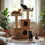 Transformez votre intérieur avec l’Arbre à Chat: Une Solution pour le Bonheur de Votre Félin!