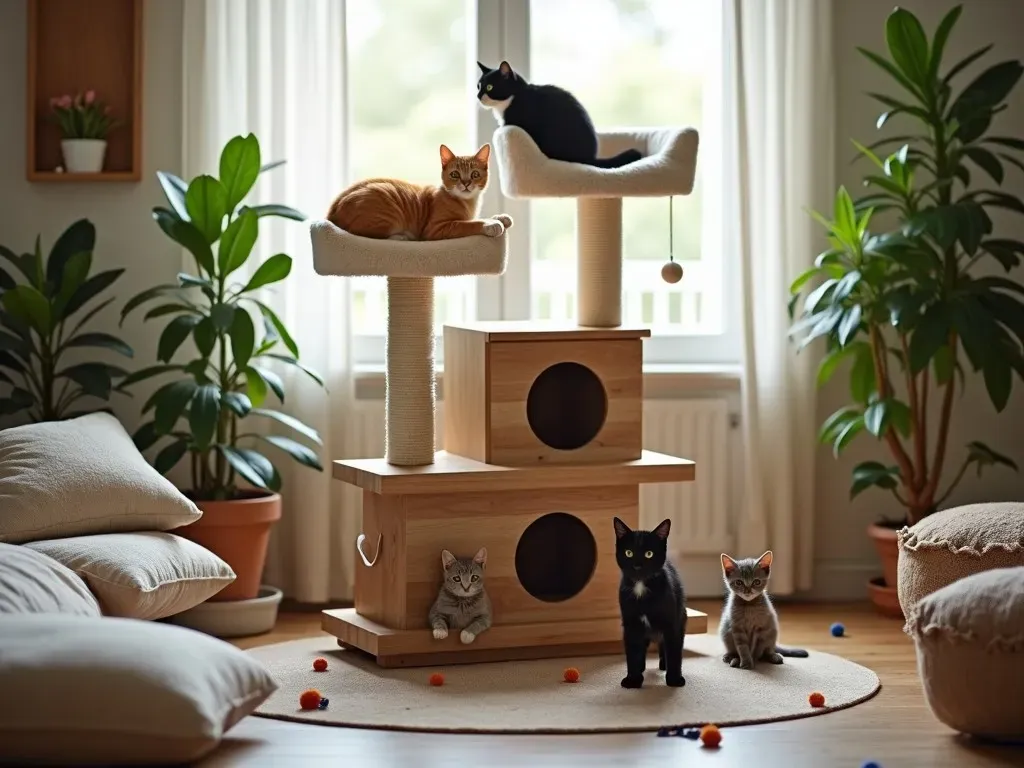 Transformez votre intérieur avec l’Arbre à Chat: Une Solution pour le Bonheur de Votre Félin!