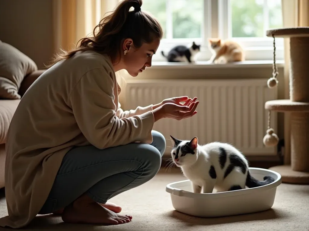 chat qui urine beaucoup