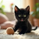 Découvrez le Charme Irrésistible des Chatons Noirs : Pourquoi Adopter un Chaton Noir est un Choix Enrichissant !