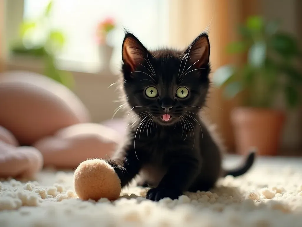 Découvrez le Charme Irrésistible des Chatons Noirs : Pourquoi Adopter un Chaton Noir est un Choix Enrichissant !