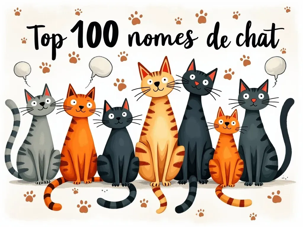 Top 100 noms de chat qui claquent : L’ultime guide pour trouver le prénom parfait pour votre félin !