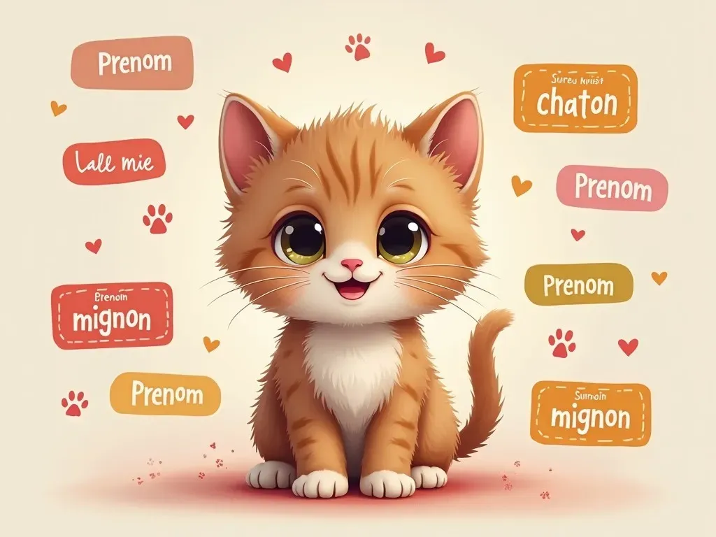 prenom chaton mignon