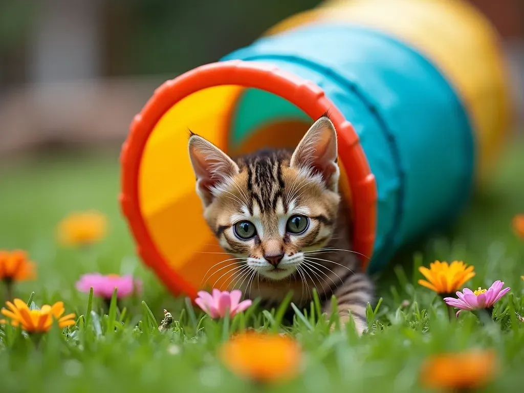 tunnel pour chat extérieur