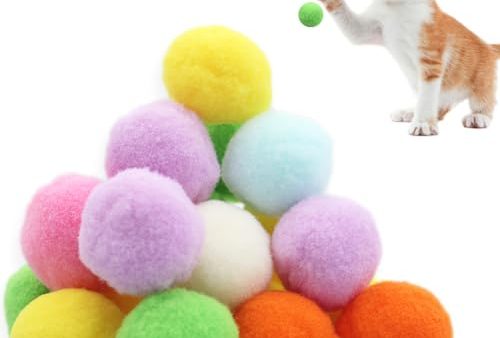 Avis CDRPD 20 Pièces Pompons pour Chats : Test Complet