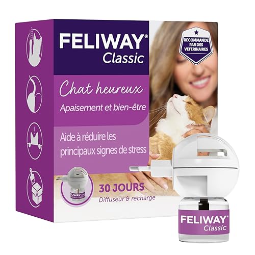 Avis FELIWAY Classic 30 Jours – Solution anti-stress pour chats