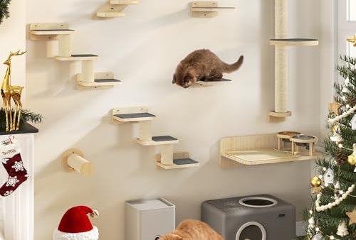 Avis YITAHOME Lot de 8 Murs : Arbre à Chat Mural