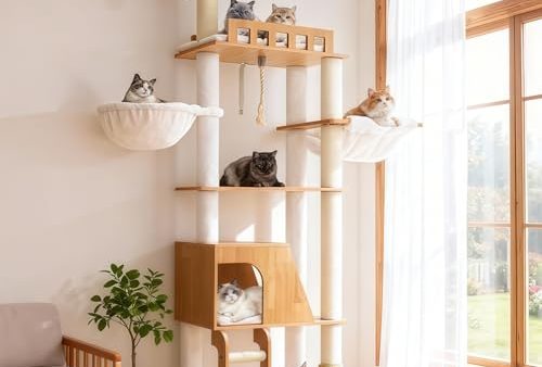 Avis Hey-brother Arbre à Chat Moderne : Design et Confort