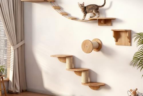 Avis JAZUIHA Mur d&rsquo;escalade pour chats : Test et Analyse