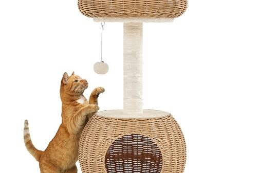 Avis Yaheetech Arbre à Chat en Rotin : Design et Fonctionnalité