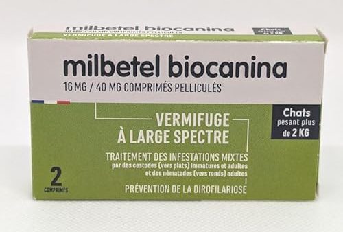 Avis BIOCANINA Milbetel : Vermifuge Efficace pour Chats