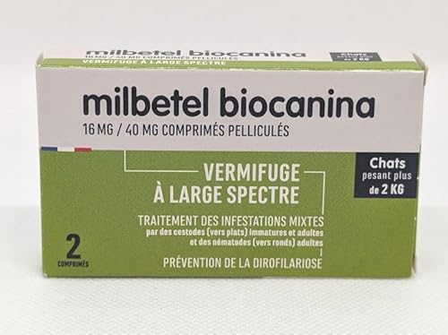 Avis BIOCANINA Milbetel : Vermifuge Efficace pour Chats